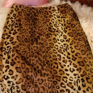 Faux Fur pencil skirt